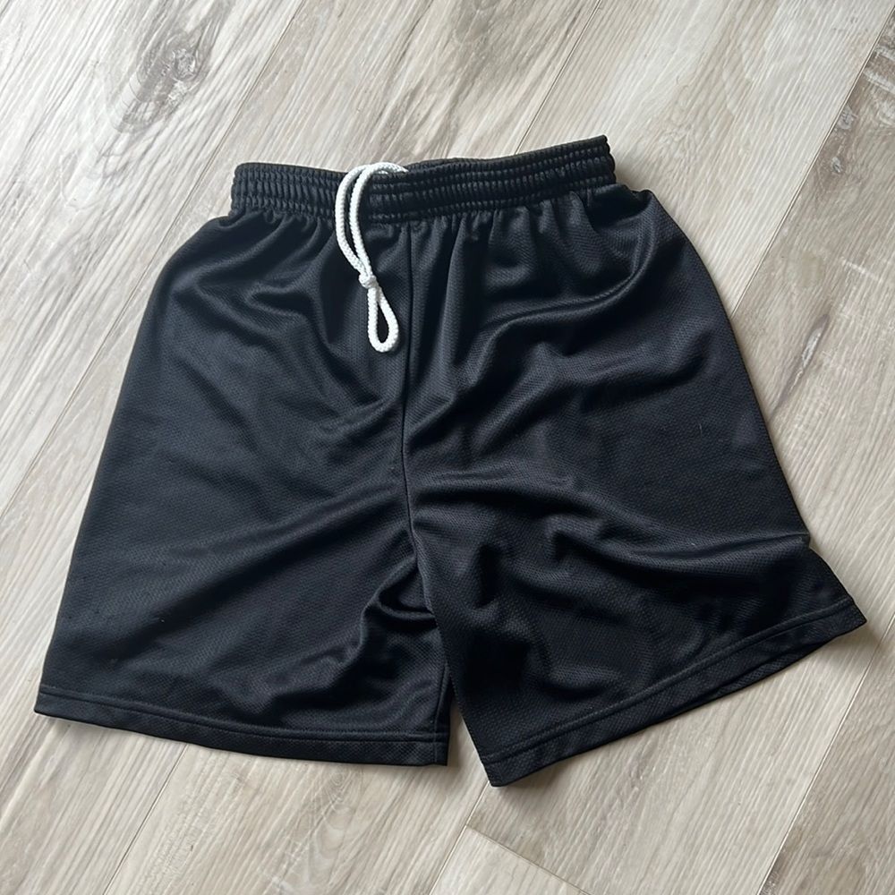 Badger Black Athletic Sports Shorts Size Youth Medium
